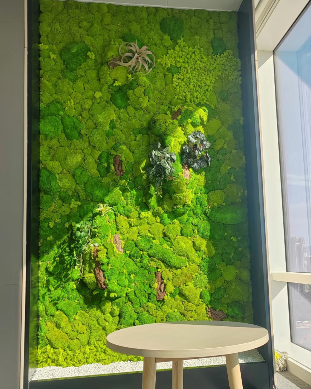 learn more about fleur reverie B2B Biophilic moss wall