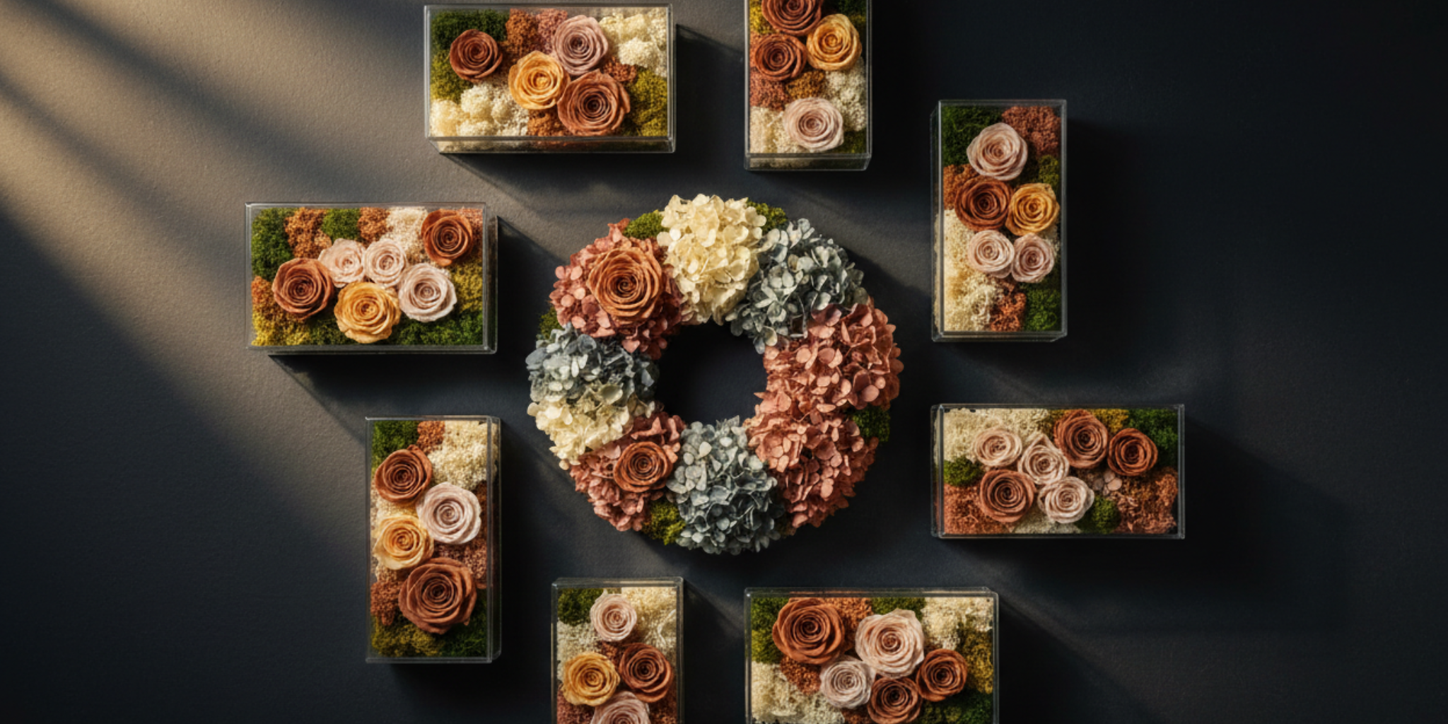 bulk Arrangement of floral boxes for gifting | Fleur Reverie | Austin TX